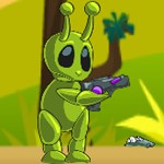 alien shoot zombies Icon