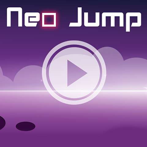 neon square parkour Icon