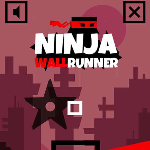 ninja sticks to the wall Icon